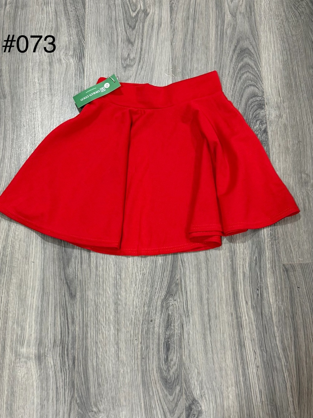 Urban Outfitters Red Circle Skater Skirt